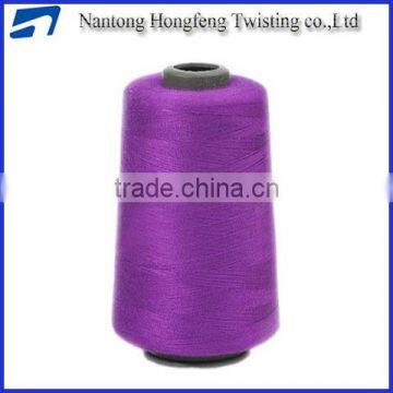 100% Polyester High Tenacity sewing dyed thread