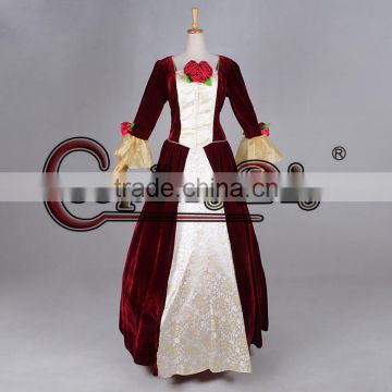 Beauty and the Beast princess Bell cosplay costume Beautiful Belle fancy Dress