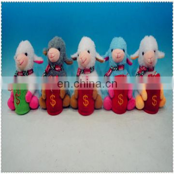 2015 Cute and Popular Plush Sheep Toys, Colorful Animal Sheep toys
