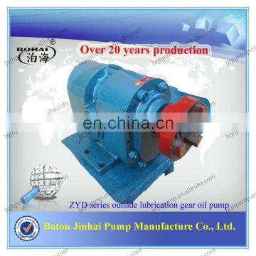Factory wholesale ZYD series outside lubrication electric oil hydraulic gear pump on good sale