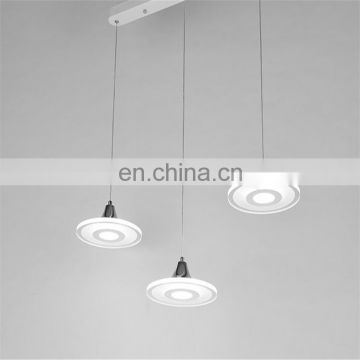 China supplier white flower acrylic LED light hanging lamps chandeliers