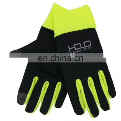 HDD yellow wholesale fashional men women running racing touch gloves dexterity gym fitness other sports gloves