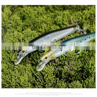 12cm 23g hot model fishing lures hard body  bait 6color for choose minnow quality professional minnow depth 0.8m