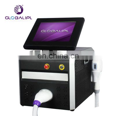 Newest 3 in 1 808nm 1064nm 755nm Diode Laser 808 Body Hair Removal Machine Skin Whitening Devices