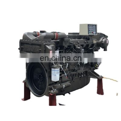 Water cooled 6 cylinder diesel engine  Yuchai YC6M 450HP 2100rpm inboard marine engine