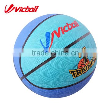 colorful rubber basketball