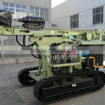 Top quality ,HF130Y hydraulic small screw piling rig for solar photovoltaic pile