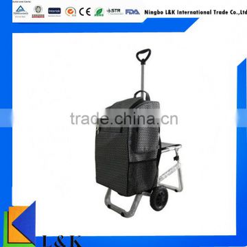 portable folding shopping cart trolley/shopping cart bag with wheels                        
                                                Quality Choice