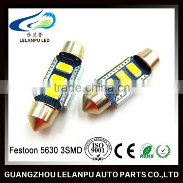 Festoon 5630 3SMD LED reading light 12v festoon led light bulbs