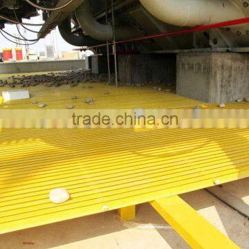Electrical Substation fiberglass flooring, fiberglass trench cover system
