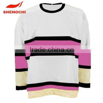Fashion high quality comfortable cheap sublimated hockey jerseys