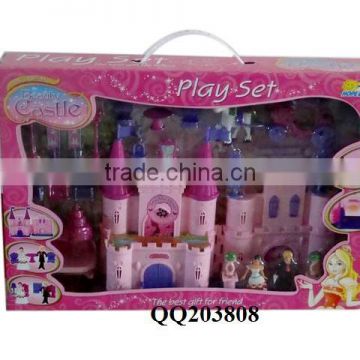 Girls beautiful toy castle play set