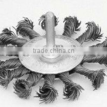 Shaft-mounted circular brush-twisted wire 75mm