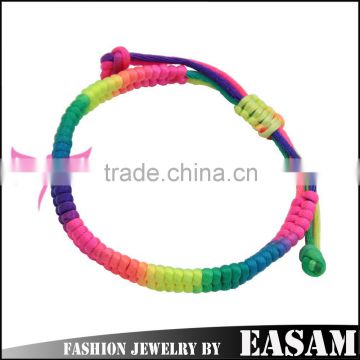 Easam Handmade Wedding Gift Braided Nylon Cord Bracelet