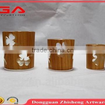 Guangdong factory wholesale glass candle holder,glass tea light for home decorations