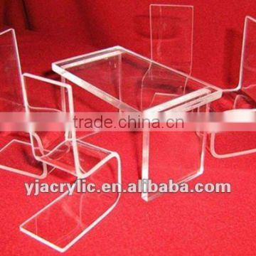 plexiglass dining table