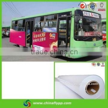 white economical PVC Vinyl Sticker for outdoor promotion