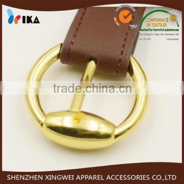golden yellow alloy belt buckle for men