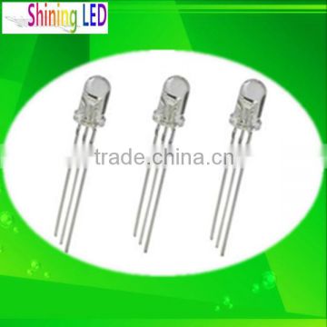 Through Hole Package Type Dip 3mm Led Diode