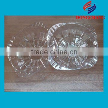 Round plastic pvc clear blister tray for mosquito coil packaging