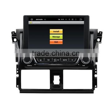 Touch screen OEM factory Android 5.1.1 4core dvd for toyota yaris with 3G WIFI GPS Radio