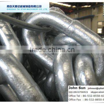 high quality open link marine anchor chain grade U1