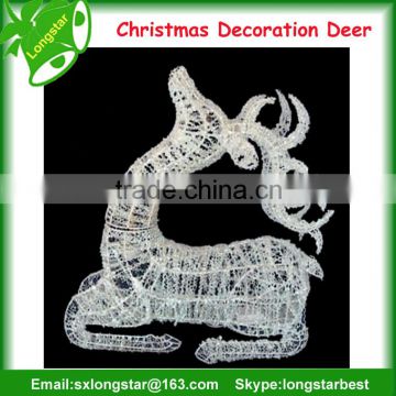 2016 New Style White Christmas Deer For Festive Decoration