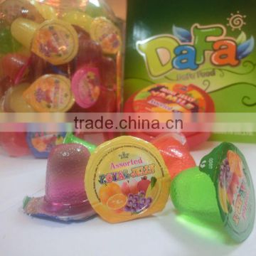 Dafa assorted fruit flavors jelly,mini jelly cup,mixed fruit jelly