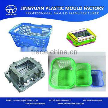 Custom EU standard plastic injection fruit basket mold manufacturer