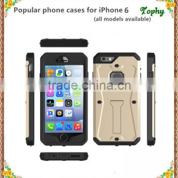 Shenzhen Factory Price Mobile Phone Case Rugged 3 in 1 Hybrid Combo Case for iPhone 6 plus