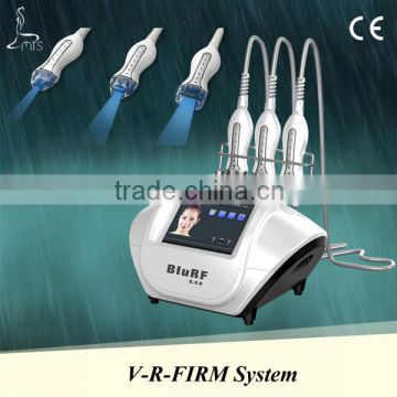 2016 USA popular viora reaction rf slimming machine skin tightening with 3 handles for different parts