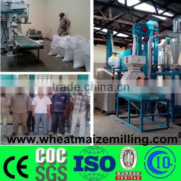 Tanzania pure fine maize flour of 30T per 24h maize flour milling machine