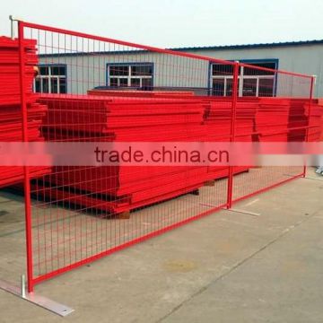 6ft*10ft galvanized & powder coated free standing fence panels / Canada temporary fence for Toronto construction site