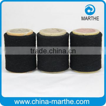 3s-30s black Cotton Yarn / recycled sock yarn / cotton yarn for socks