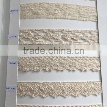 100% Cotton Square Crocheted Embroidery Lace