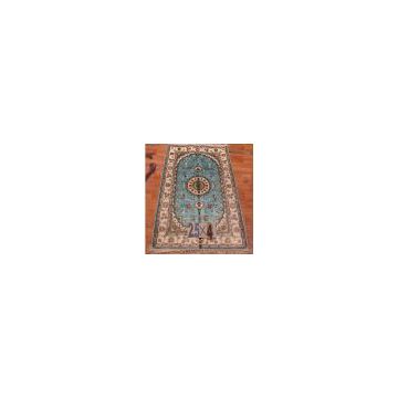 popular persian design hand knotted silk rugs