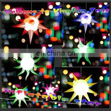 Customized inflatable LED star for club/pub/stage/festival/show