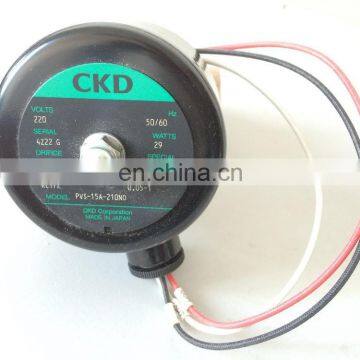 Standard CKD Brand New Style Solenoid Valve Water Solenoid Valve PVS-15A-210 Hot Selling