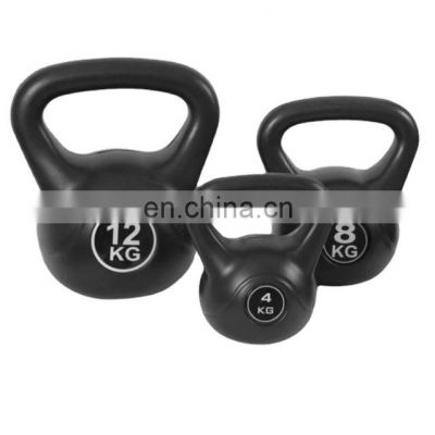 Hot Selling Squat Hip Practice Female Yoga Fitness Weightlifting Cement Kettle Bell Sand Pouring Kettle Bell