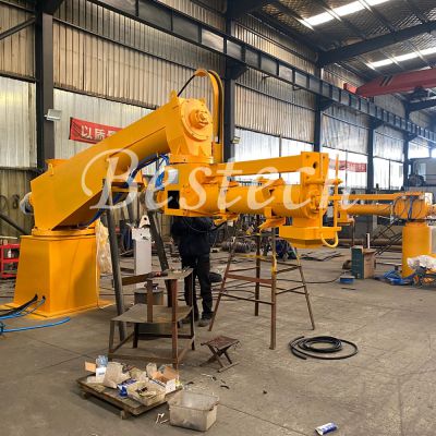 Double arm continuous type resin sand mixer for mixing resin sand