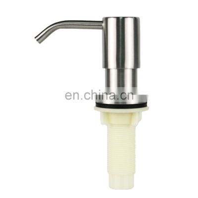 Longan Kitchen Sinks Soap Dispenser Liquid Soap Dispenser In Stainless Steel 500Ml Plastic Bottle Hand Sanitizer  Dispenser