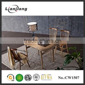 guangdong simple design wooden dining chair/ restaurant chair CW1507