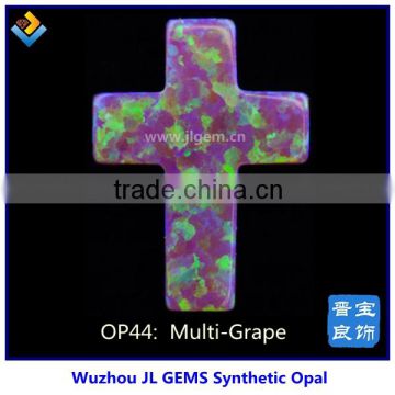 Fahion Synthetic Multi Grape Cross Opal Gemstone Sale In Alibaba