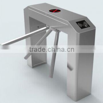 stainless steel automatic waist height turnstile