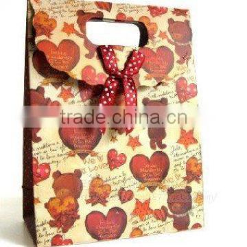 2015 full colour printing gift shopping paper gift bags