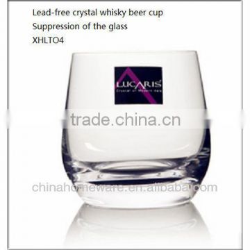 Hot-sales lead-free crystal whisky glass cup