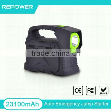 Powerful mini 24V auto jump starter lipo car battery recharger jump starter