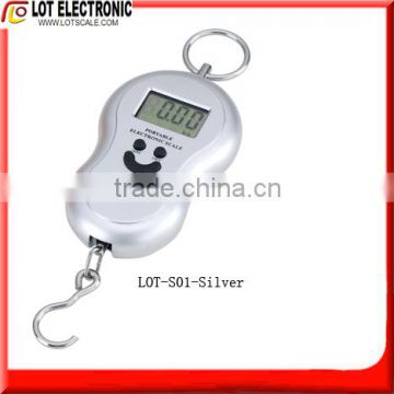 electronic 50kg luggage scale LOT-S01 Silver