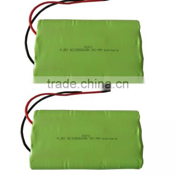 high quality and cheap battery 4.8v 300mah nimh battery pack