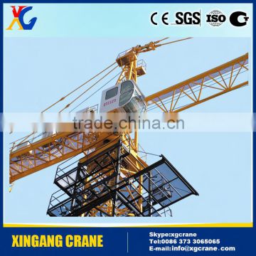 8 Ton luffing Tower Crane Feature with Jacking Equipment